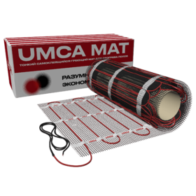 Теплый пол 0,5 м2/90Вт электрический мат под плитку UMCA 180 Вт/м2